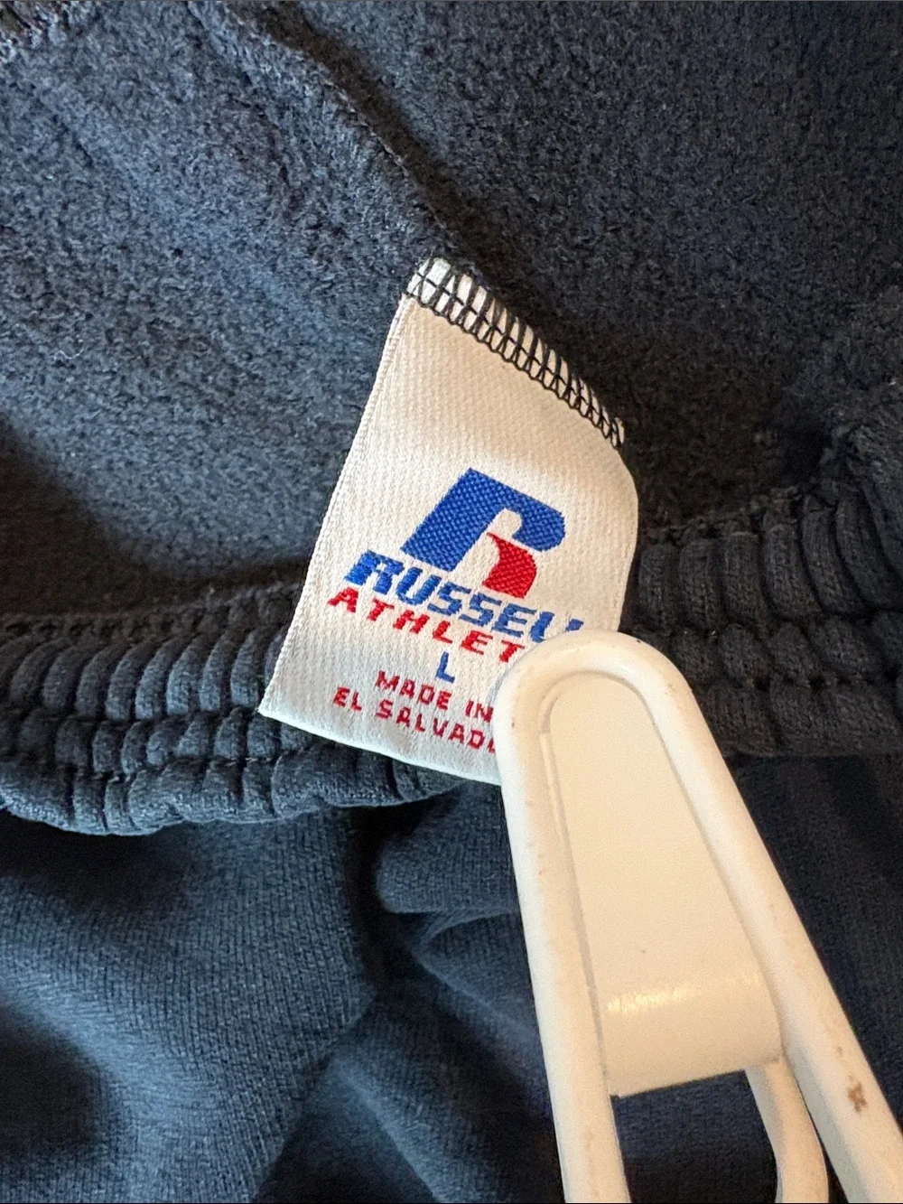 Vintage 90s Russell Athletic State Football Sweatpants L Navy Blue  blokecore